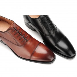 ビジネスシューズ メンズ 革靴 本革 ロングノーズ 内羽根 身長6cmUP ヒールアップシューズ 革靴 3E 紐 通勤 フォーマル 冠婚葬祭 結婚式 靴 メンズ