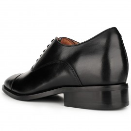 ビジネスシューズ メンズ 革靴 本革 ロングノーズ 内羽根 身長6cmUP ヒールアップシューズ 革靴 3E 紐 通勤 フォーマル 冠婚葬祭 結婚式 靴 メンズ